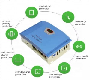 1000w 2000w 3kw 5kw 10kw 48/96/120/220v Wind Solar Hybrid Charge Controller For Off Grid System