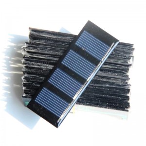 Epoxy Solar Cell Module 2W 18V Polycrystalline Solar Panel For 12V Battery Charger DIY System Education 136*110MM