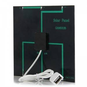 Factory sell 3.5W Solar Charger Polycrystalline Solar Cell Solar Panel USB Solar Mobile Charger For Power Bank