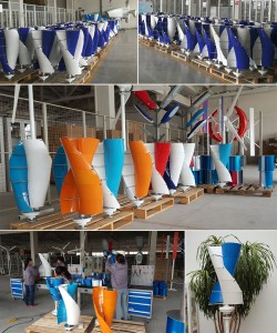 1kw 24v 48v Vertical Wind Turbine For Home Hybrid Streetlight