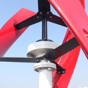 800w 12v-48v Vertical Wind Turbine Generator Low Wind Speed Off Grid Inverter and MPPT Controller