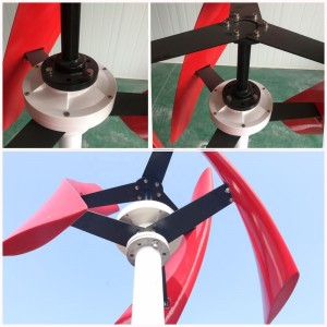 800w 48v Vertical Wind Turbine Generator Free Alternative Energy