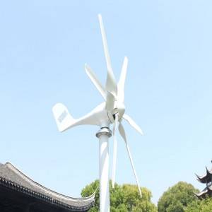 600w 3 5 bladesHorizontal axis wind tu 3phase AC 12v 24v 48v wind turbine with MPPT wind controller for home use