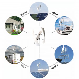 3kw 48v 96v Vertical Wind Turbine Magnetic Levitation Wind Generator