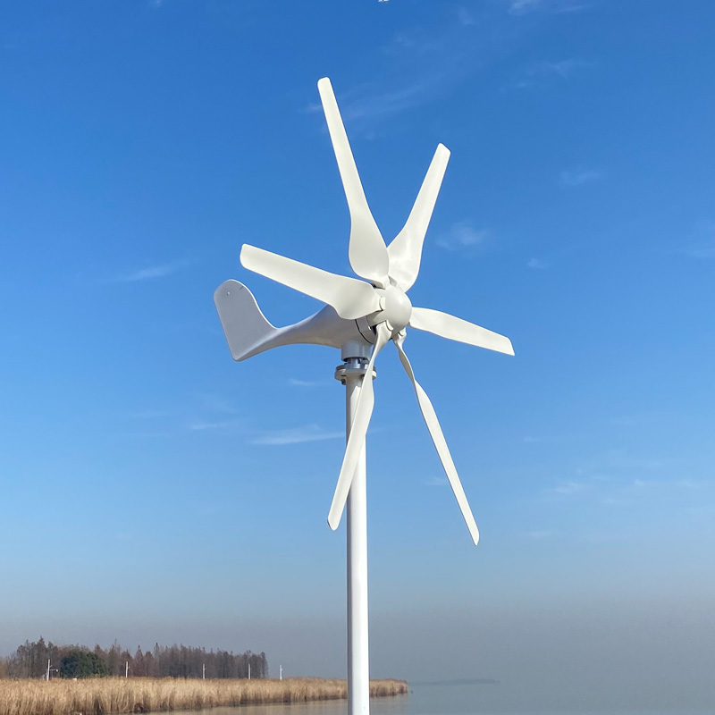 SUN 400w 800w 12v 24v 6 Blades Horizontal Wind Turbine Generator Featured Image